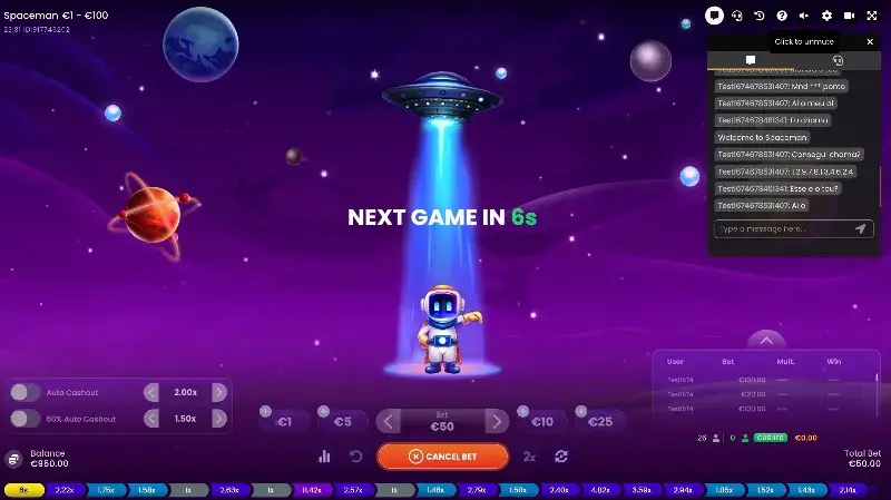 Estratégias de jogo do Spaceman