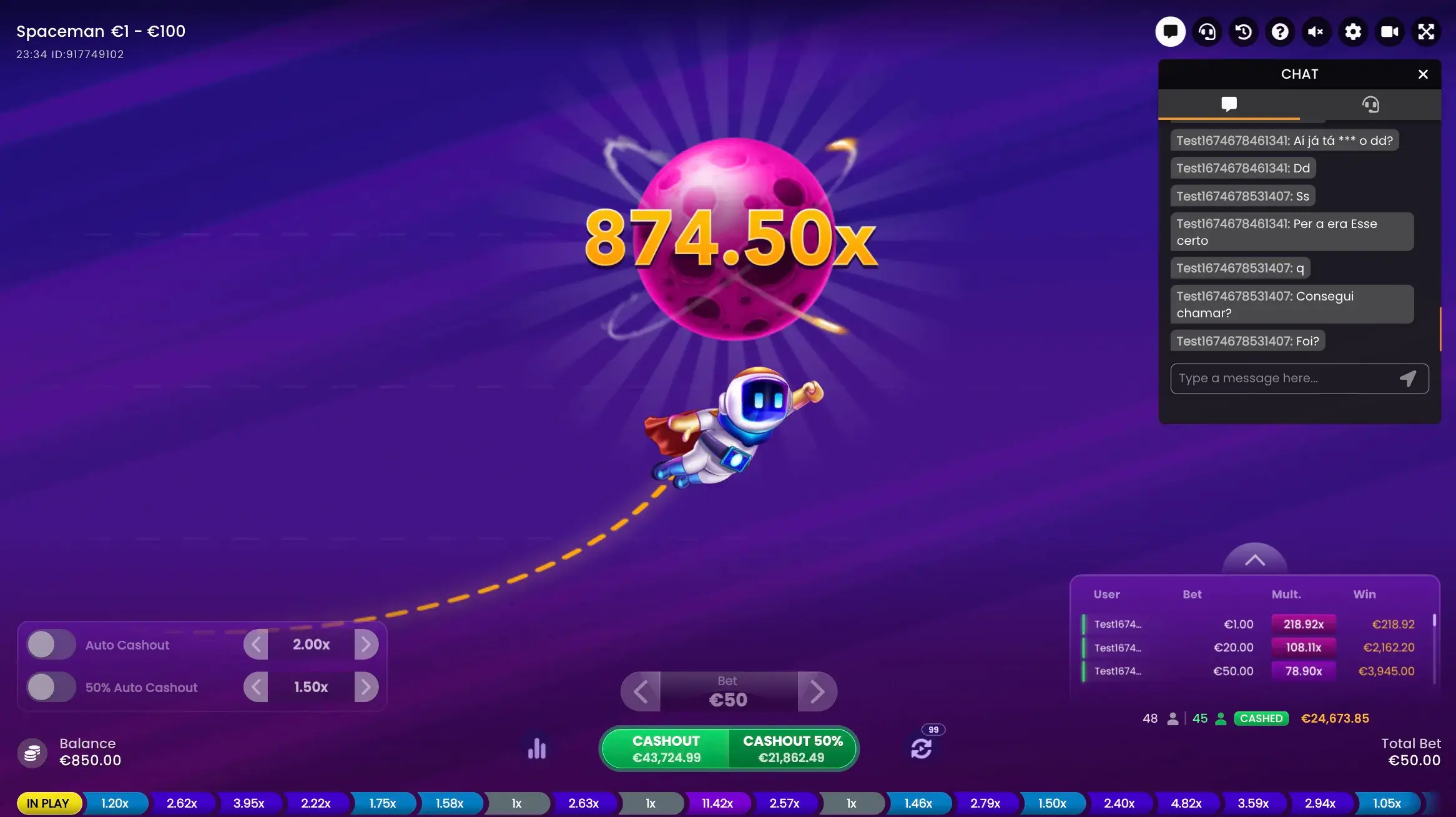 Spaceman Crash Game by Pragmatic Play - CrashWinBet 🚀